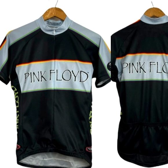 2006 Pink Floyd Primal Wear Mens Size M Black Zip Polyester Cycling Jersey Top - Picture 1 of 6